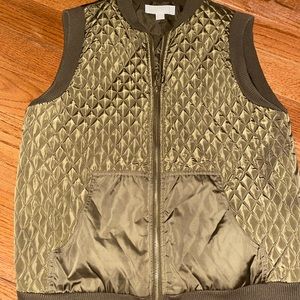Army green Micheal kors vest